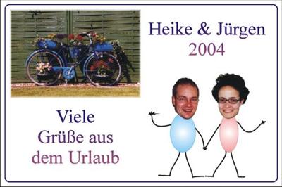 
Bild aus der Rubrik Postkarten von unseren Fahrradreisen: